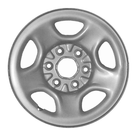 Remanufactured Painted Silver Steel Wheel 16 x 6.5 9595393 fits 2003-2008 Chevrolet Express 1500