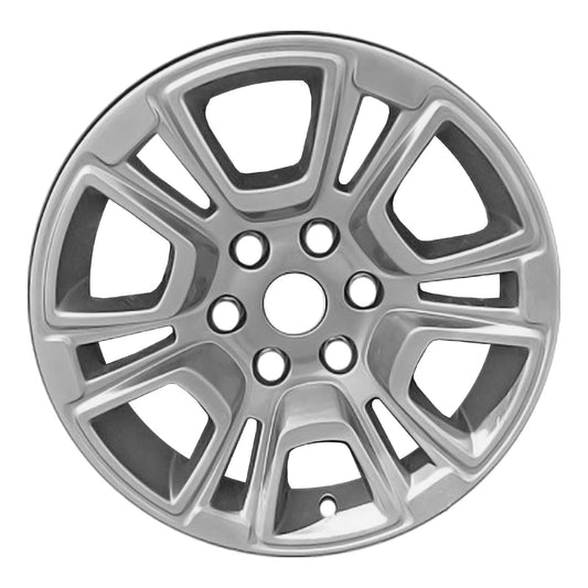 Pre-Owned Original Equipment Painted Medium Silver Metallic Aluminum Wheel 18 x 8 fits 2022-2024 Jeep Wagoneer (Good)