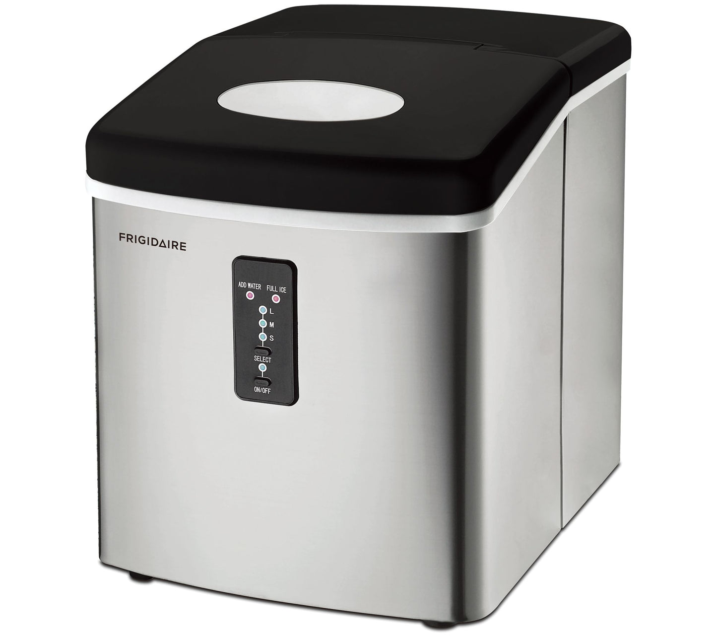Frigidaire Portable Stainless Steel Ice Maker