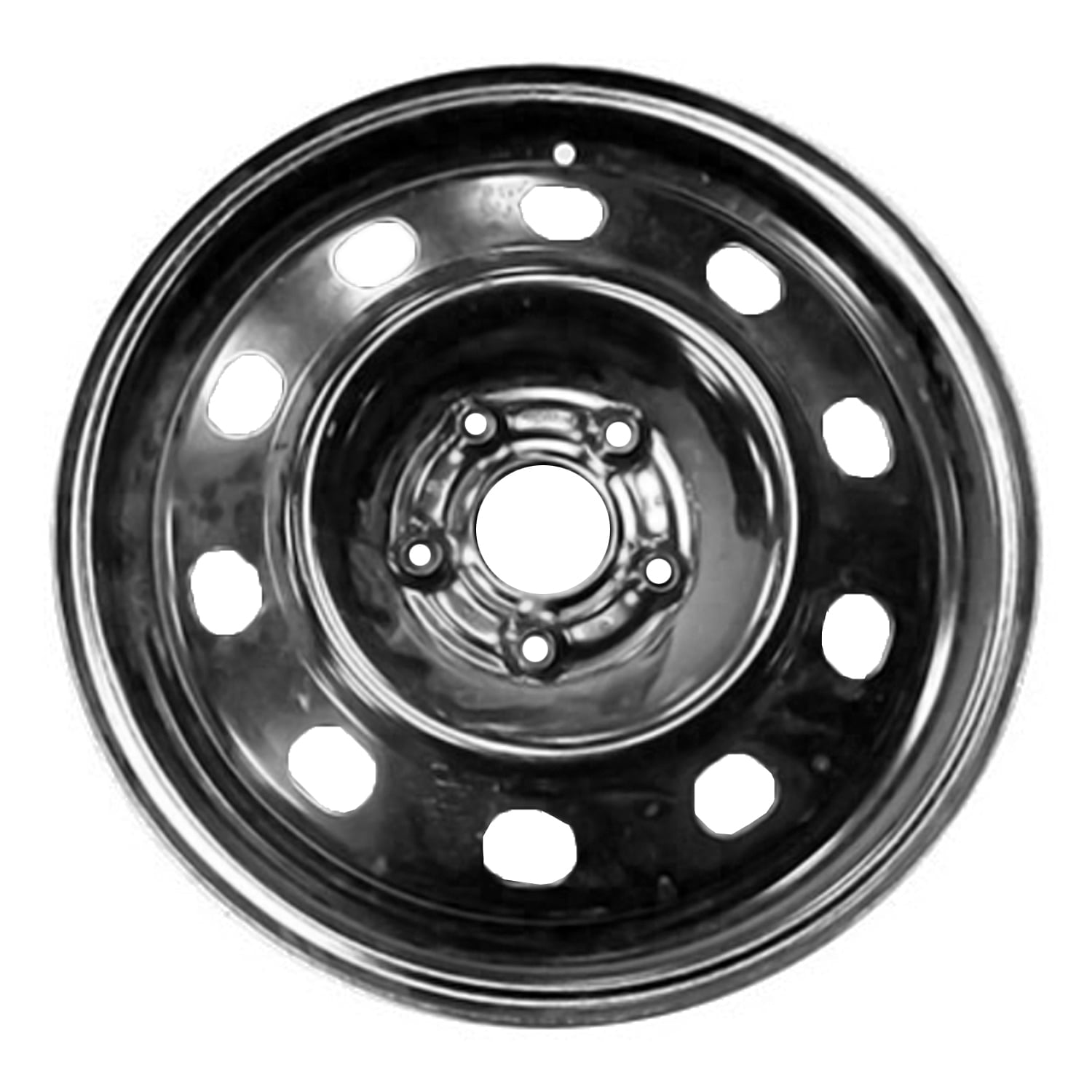 Remanufactured Painted Black Steel Wheel 17 x 6.5 fits 2014-2020 Dodge Grand Caravan