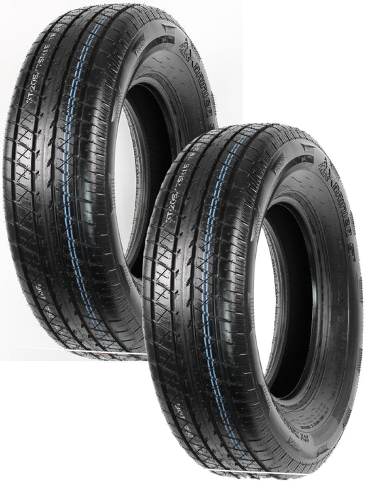 eCustomrim 2-Pack ST205/75R15 Steel Belted Radial Trailer Tire Load Range C 1820#