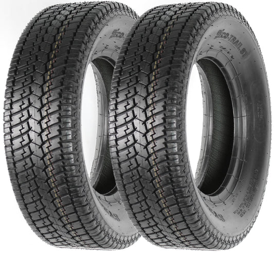 eCustomrim 2-Pk ST205/75D14 DEEP TREAD Trailer Tires Bias Ply Load C 1760# 205/75D 14 2 Year Warranty