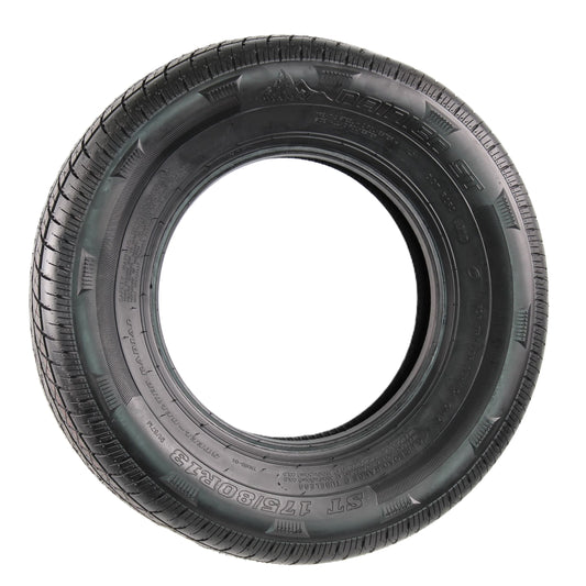 eCustomrim ST175/80R13 Steel Belted Radial Trailer Tire Load Range C 1360# 6 Yr Warranty