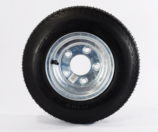 eCustomrim Trailer Tire On Rim 4.80-8 480-8 4.80X8 8 in. LRB 5 Lug Bolt Wheel Galvanized