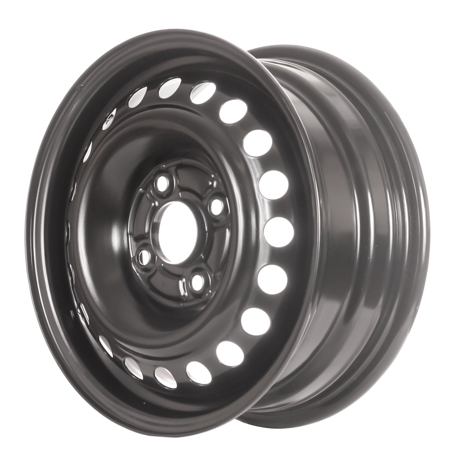 Remanufactured Painted Black Steel Wheel 15 x 6 42700S84A11 fits 1998-2002 Honda Accord