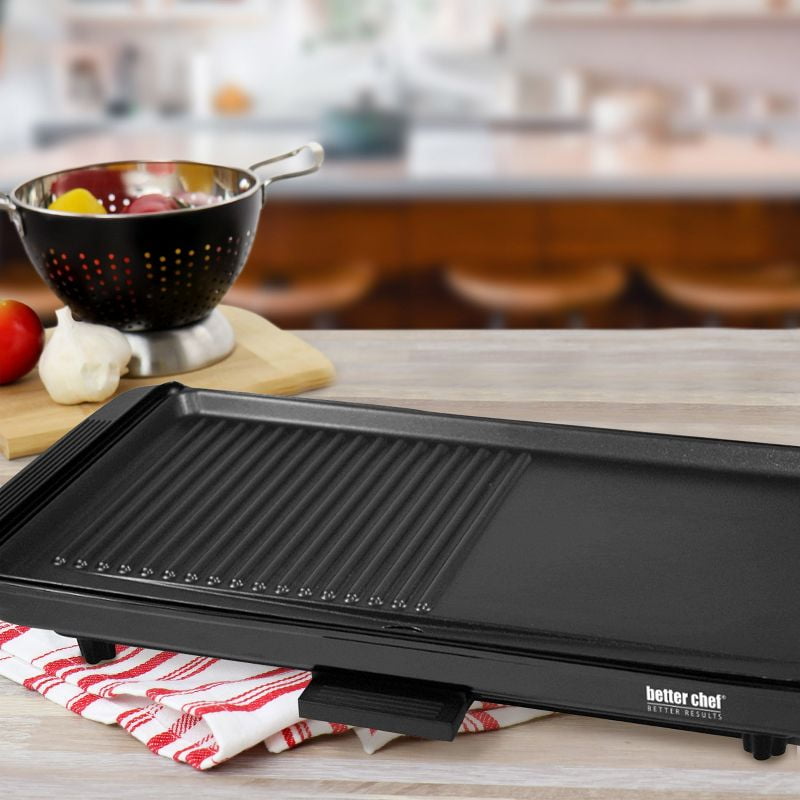 etter Chef 2 in 1 Family Size Electric Counter Top Grill/Griddle