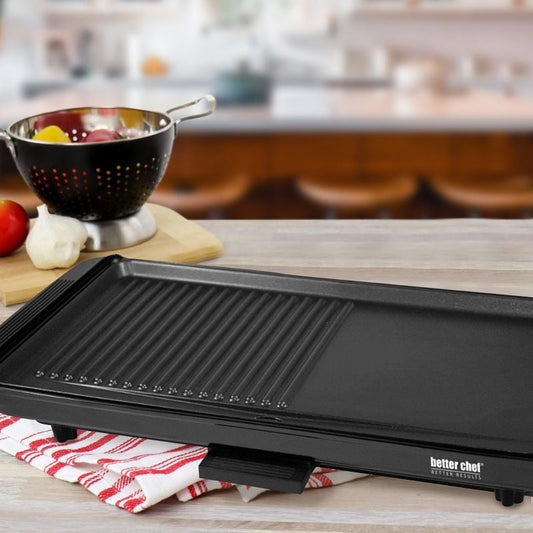 etter Chef 2 in 1 Family Size Electric Counter Top Grill/Griddle