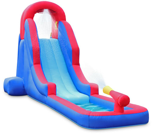Inflatable Water Slide with Built-In Water Gun
