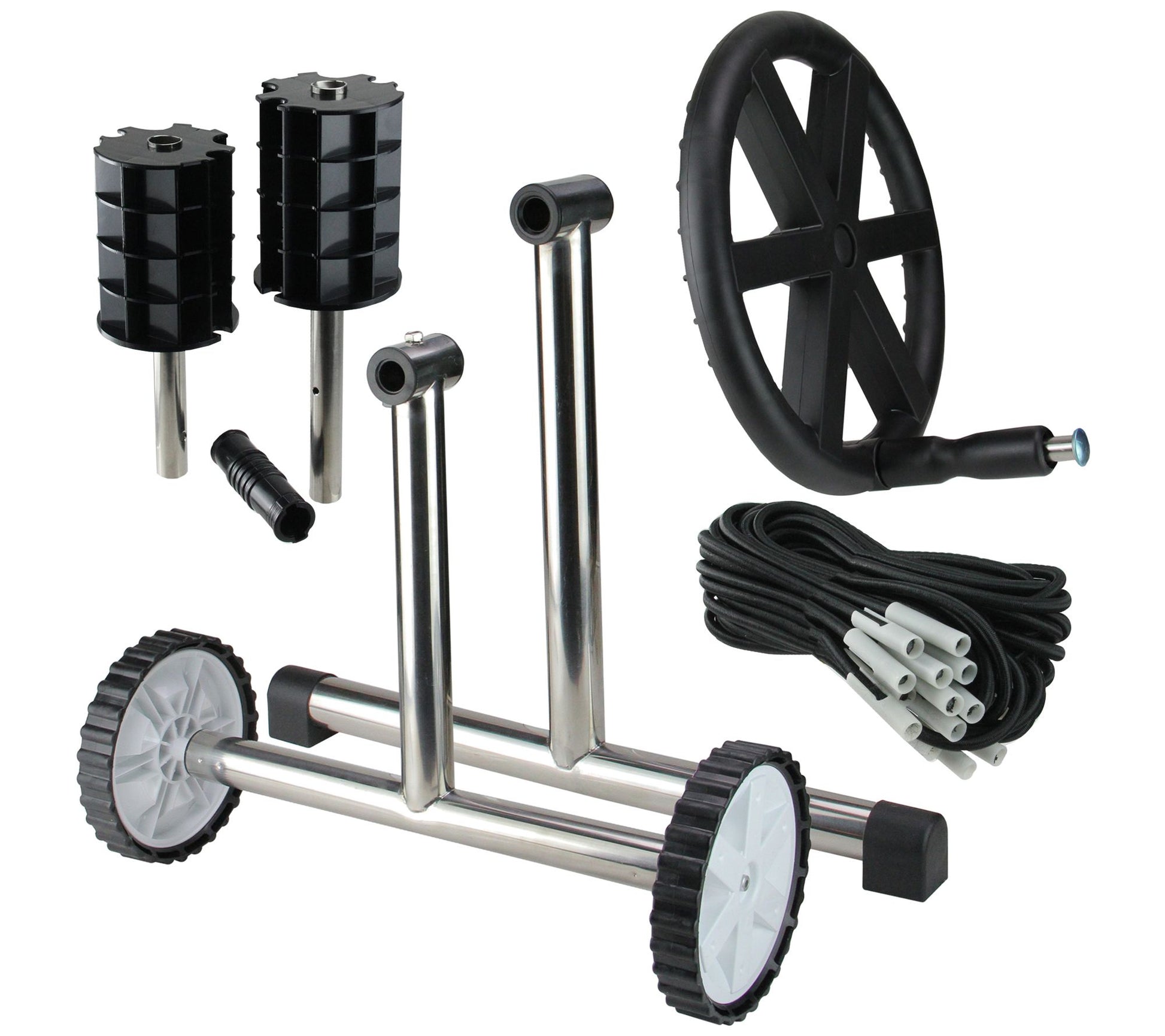 Pool Central 21" Swimming Pool Cover Reel System with Frame