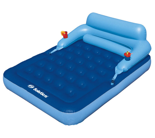 Pool Central 80" Inflatable Pool Lounger w/ Back Rest