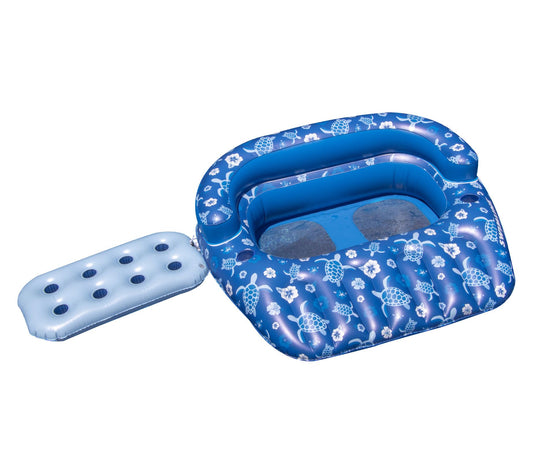 Swim Central 58" Inflatable Double Swimming Pool Lounger