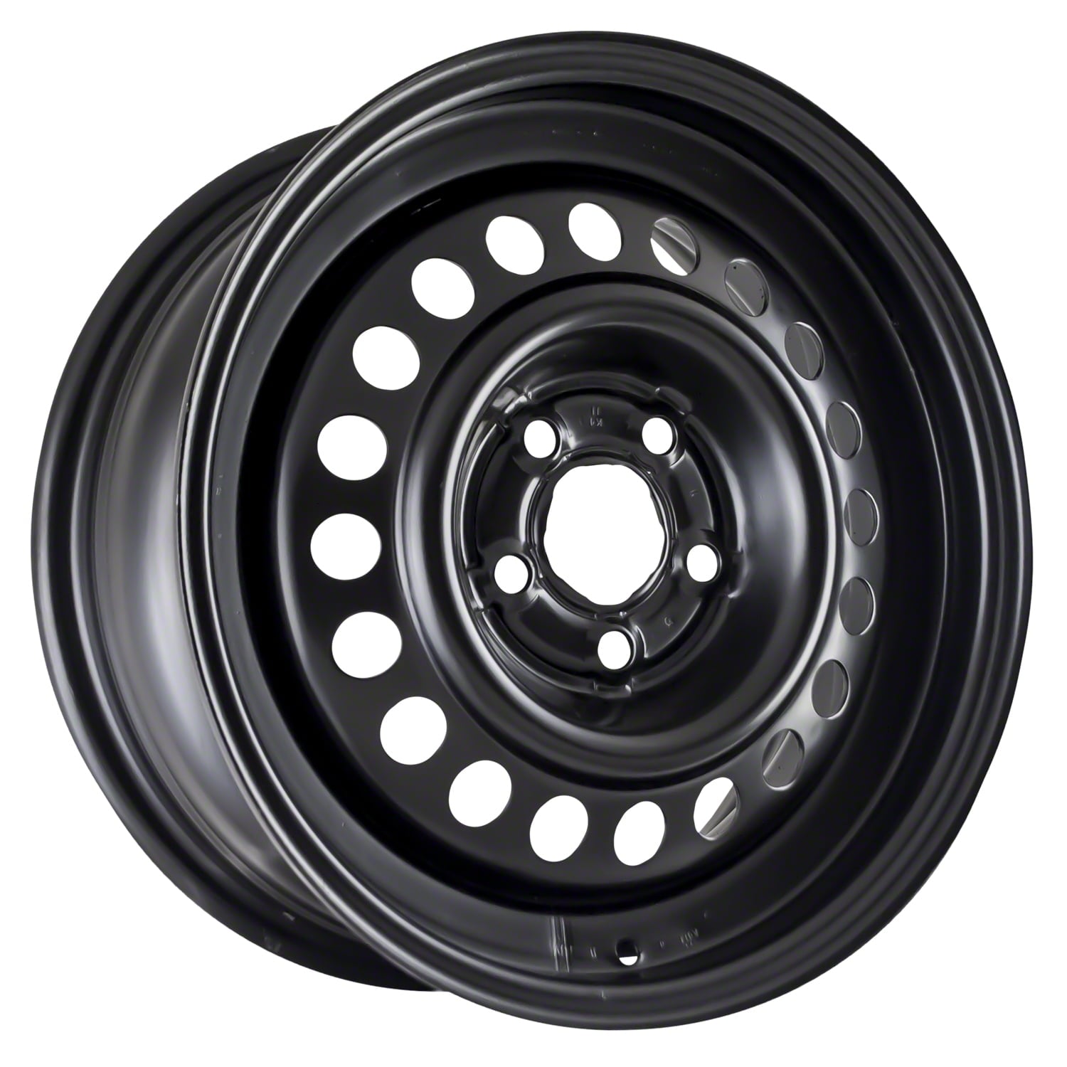 Remanufactured Painted Black Steel Wheel 15 x 6 9591875 fits 1992-1998 Buick Skylark