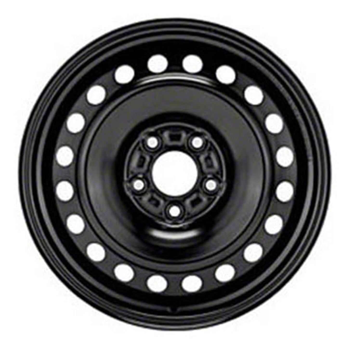 Remanufactured Painted Black Steel Wheel 15 x 6 CV6Z1015C fits 2012-2018 Ford Focus