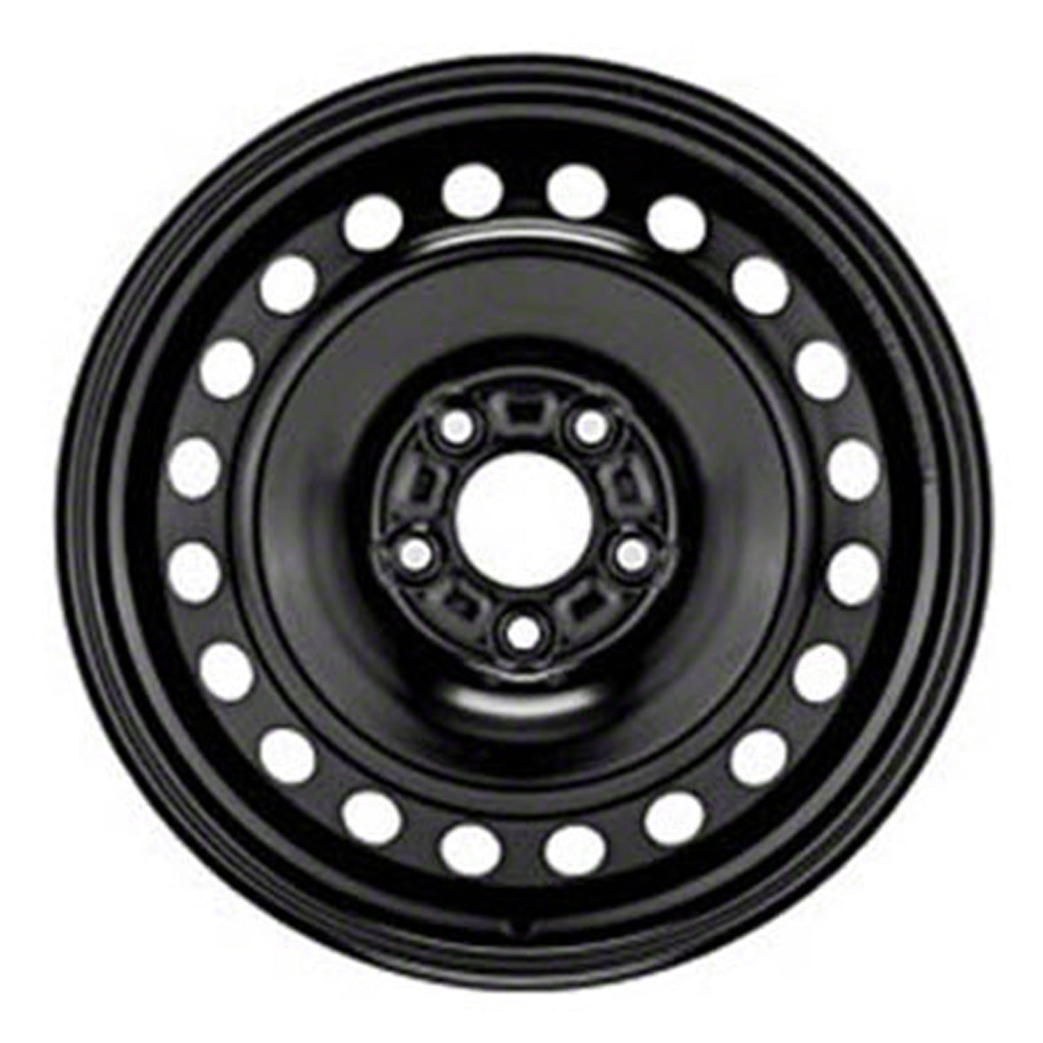 Remanufactured Painted Black Steel Wheel 15 x 6 CV6Z1015C fits 2012-2018 Ford Focus