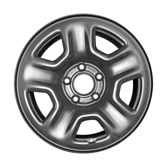 Remanufactured Painted Black Steel Wheel 17 x 7.5 fits 2018-2025 Jeep Wrangler