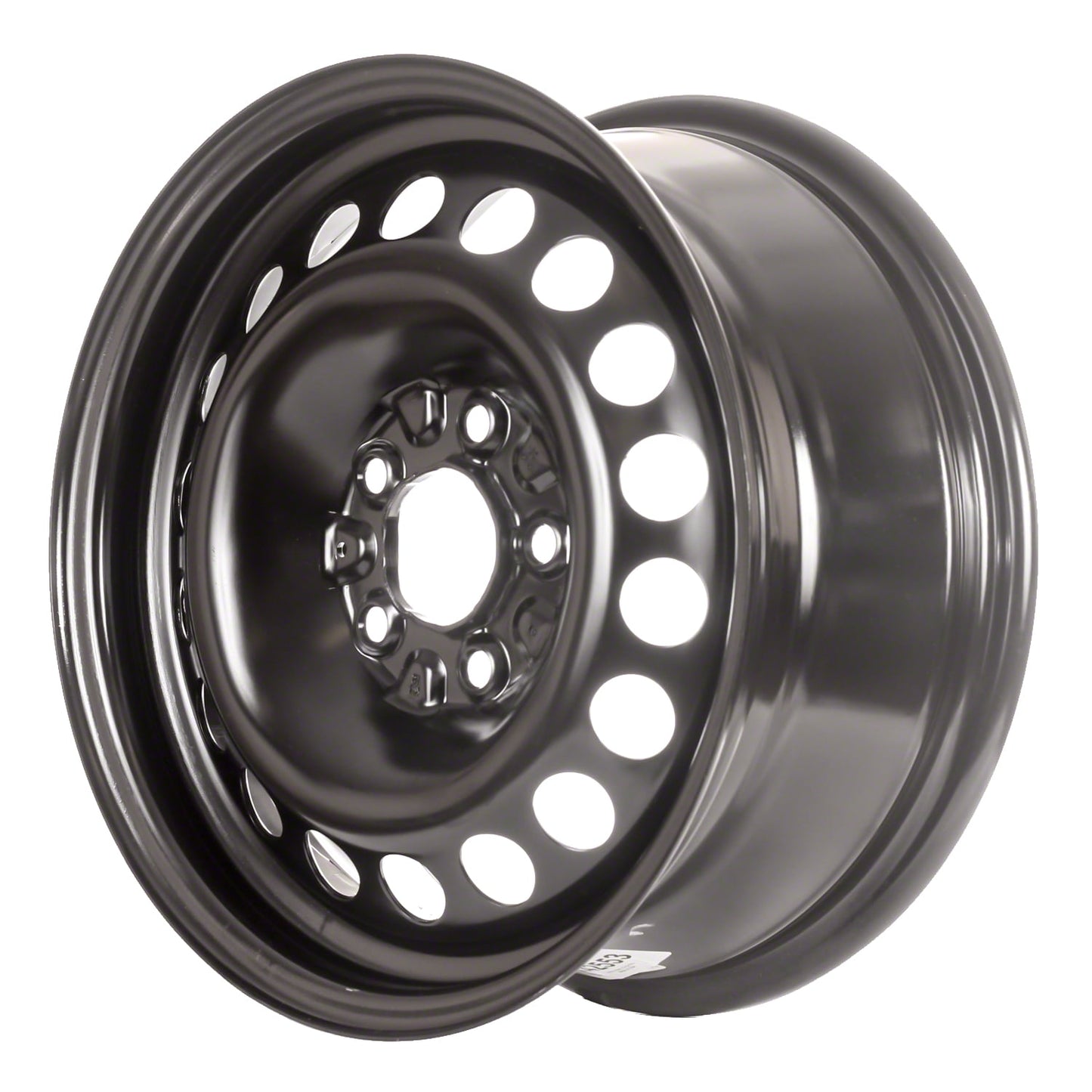 Remanufactured Painted Black Steel Wheel 15 x 6.5 9593961 fits 2004-2008 Chevrolet Malibu