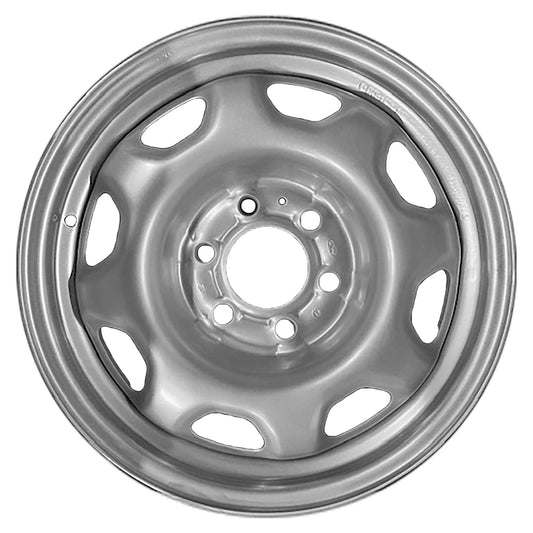 Remanufactured Painted Silver Steel Wheel 17 x 7.5 fits 2015-2024 Ford F-150