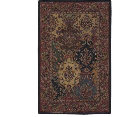 Nourison 3'6" x 5'6" Classic Panel Design Handtufted Wool Rug