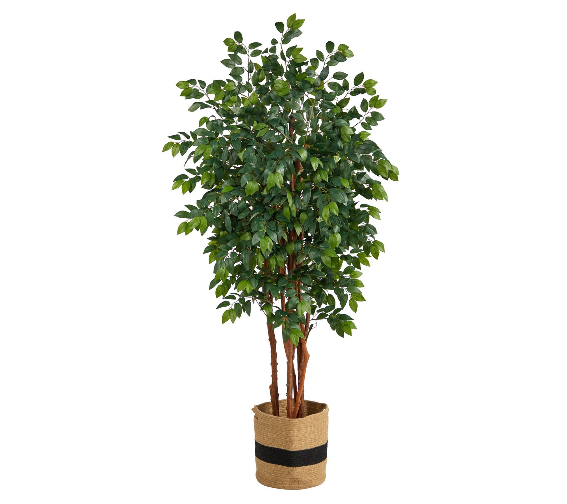 7' Sakaki in Natural Cotton Planter by Nearly Natural