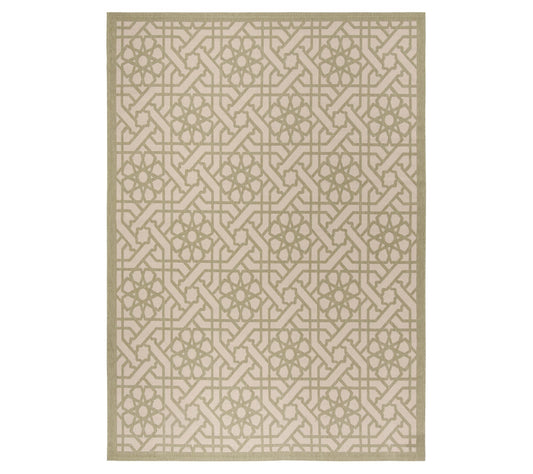Martha Stewart Outdoor Triumph Lily Pad 5'3" x'7" Rug