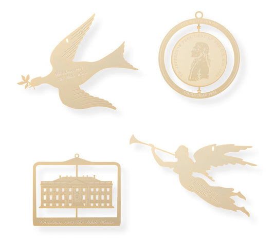The Official White House Christmas Ornament Set 1981 to 1984