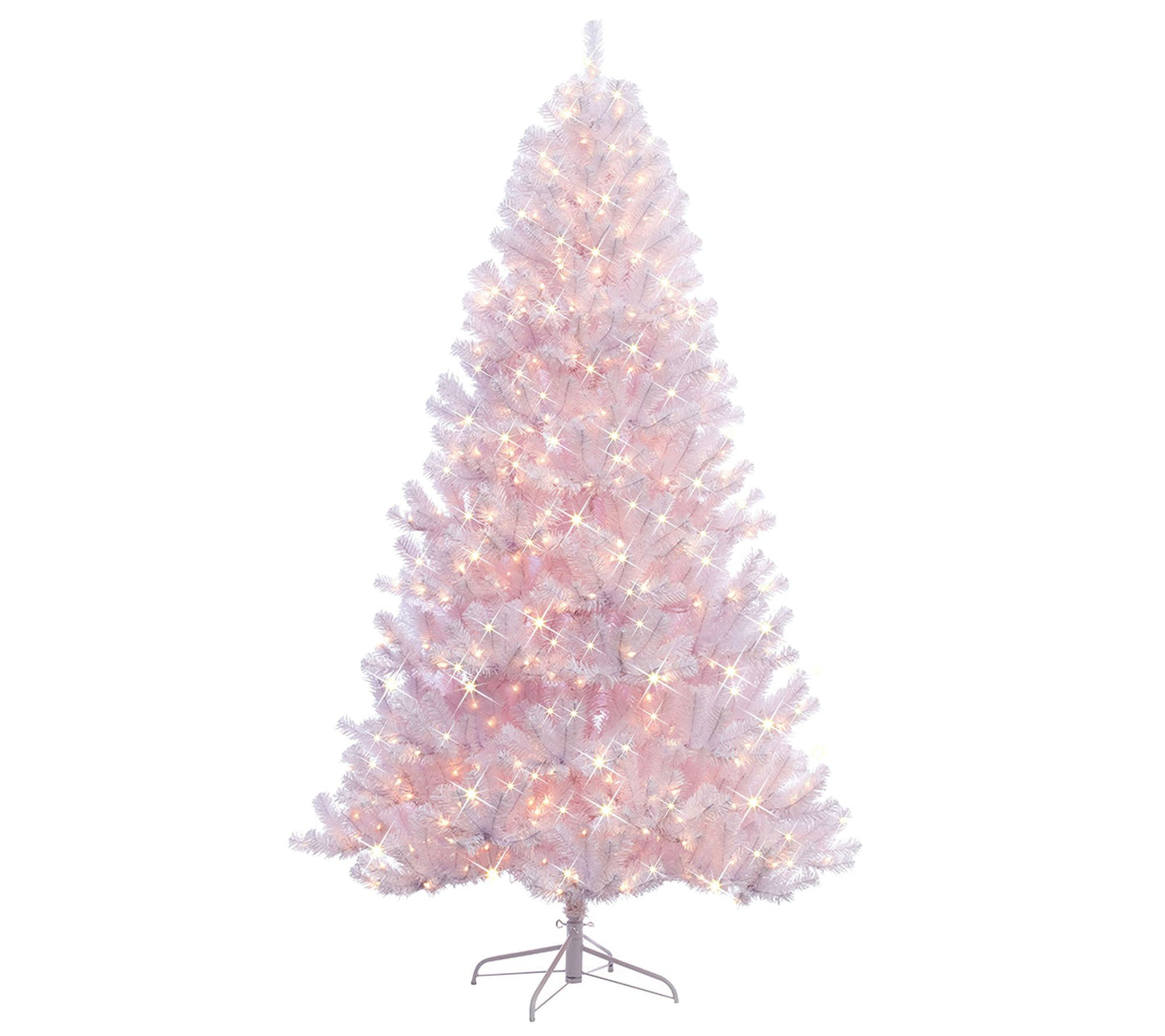 Puleo 7.5' Pre-Lit White Northern Fir ChristmasTree