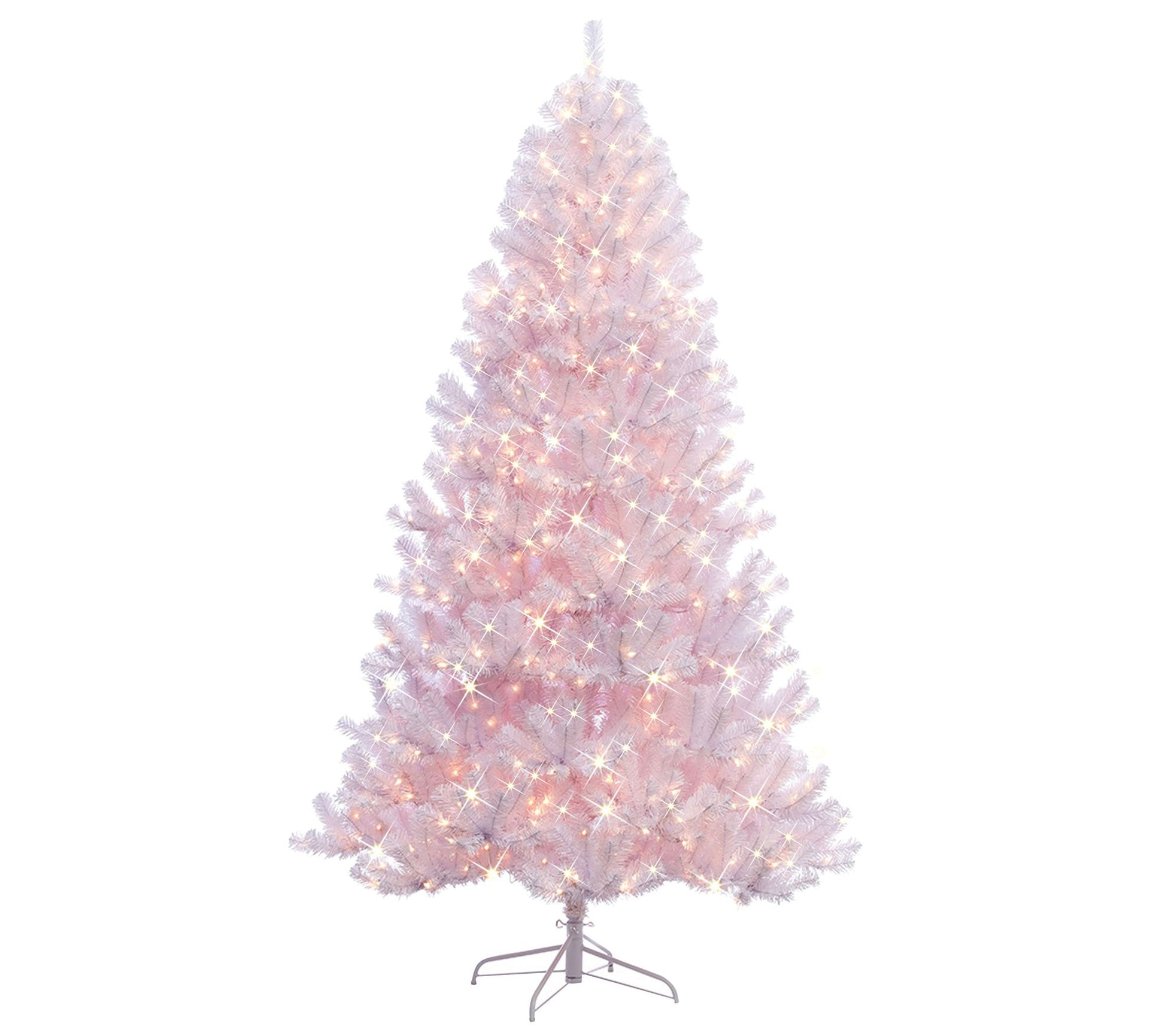 Puleo 7.5' Pre-Lit White Northern Fir ChristmasTree