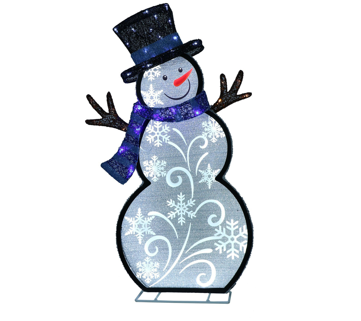 Puleo 30" Lighted Outdoor Snowman, 137 LED Lights