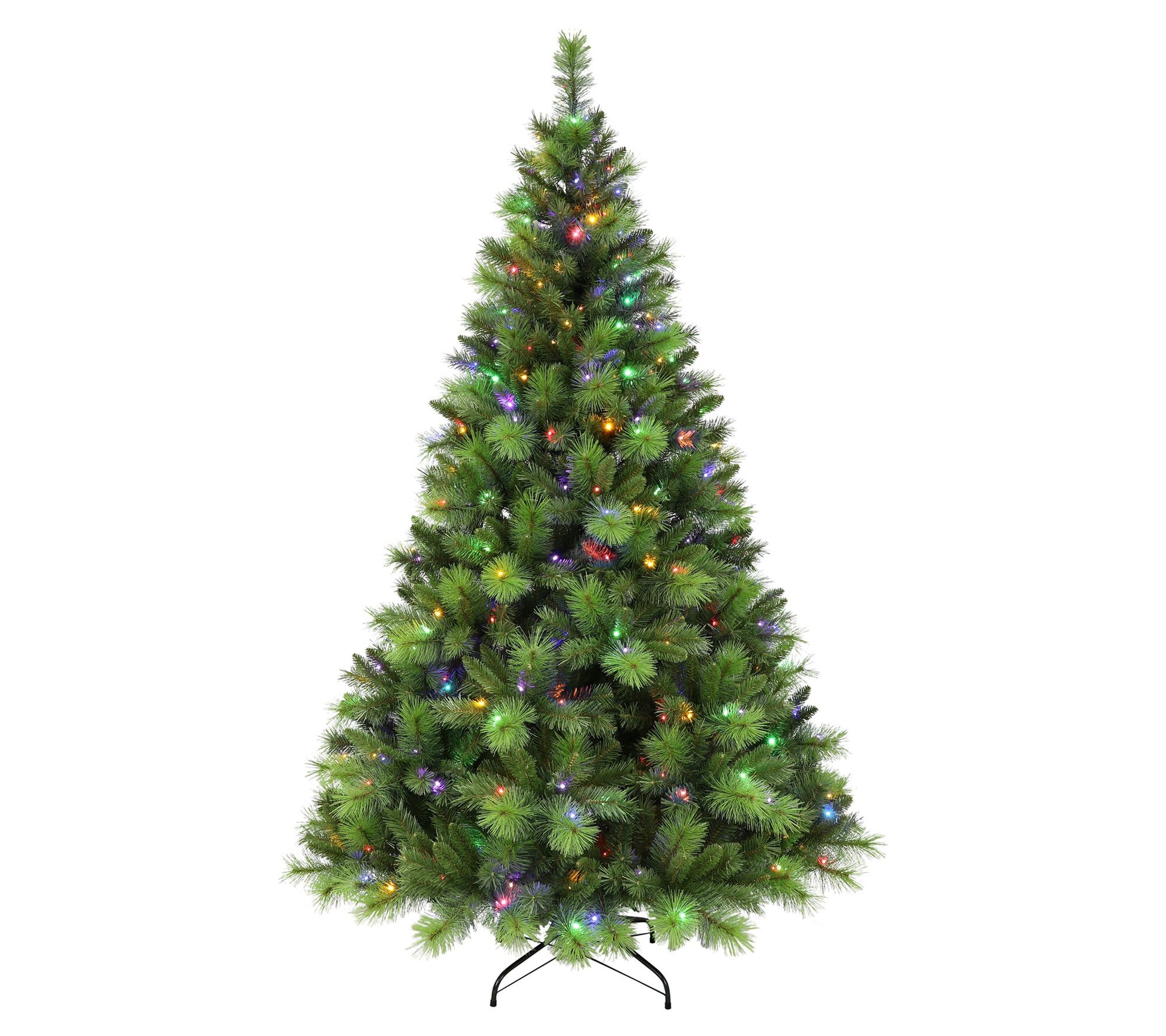 Puleo Pre-Lit 7.5' Adirondack Artificial Christ mas Tree