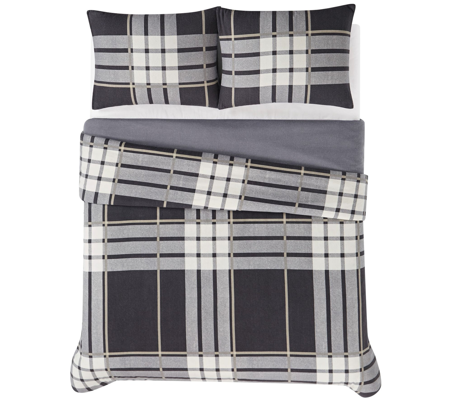 Truly Soft Milo Plaid Full/Queen 3 PC Flannel Comforter Set