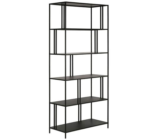 Hudson & Canal Ernest Industrial Style 5-Tier Bookcase