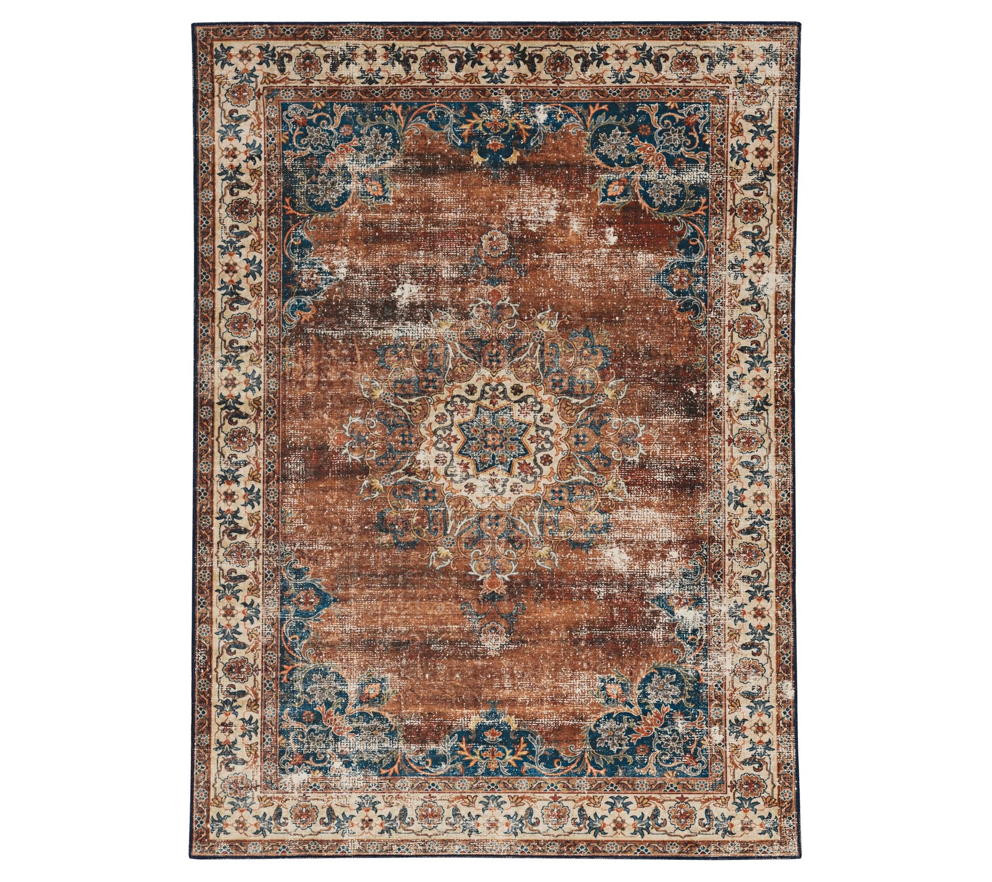 Linon Home Vivi 5'x7' Washable Non-Slip Decorative Indoor Rug
