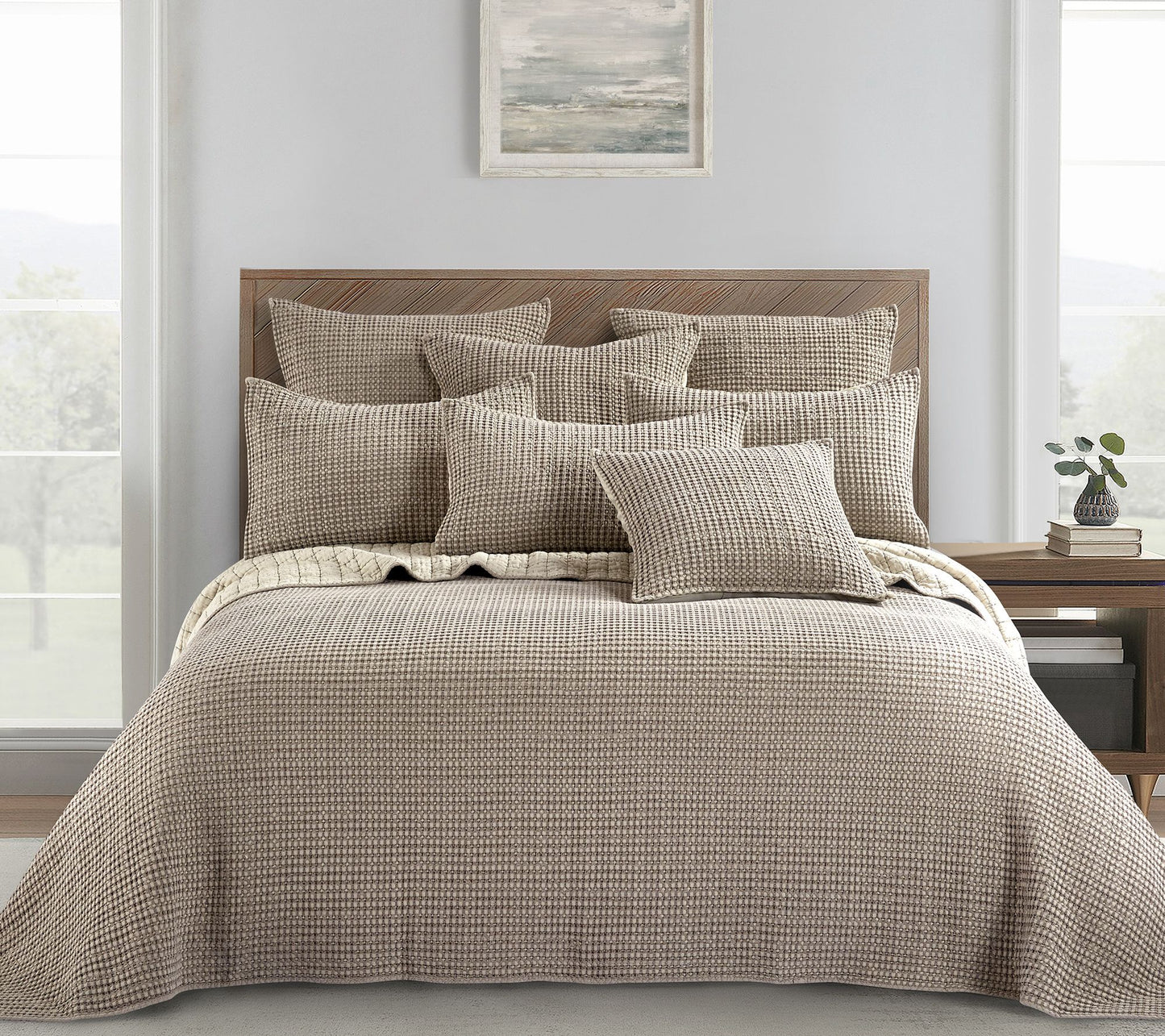 Mills Waffle Twin Quilt Set by Levtex Home