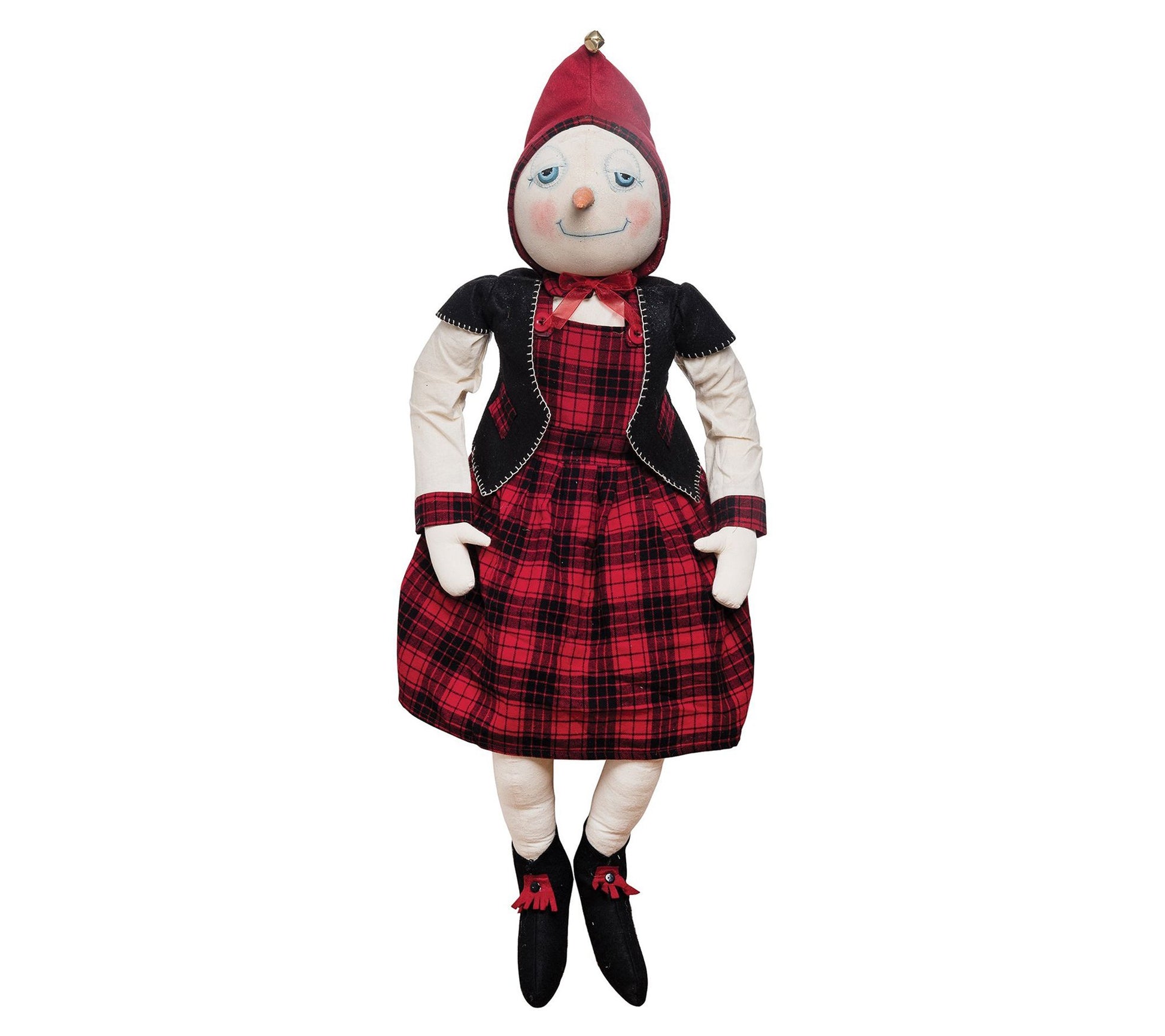 Gallerie II Sarina Snowgirl  Gathered Traditions Figurine