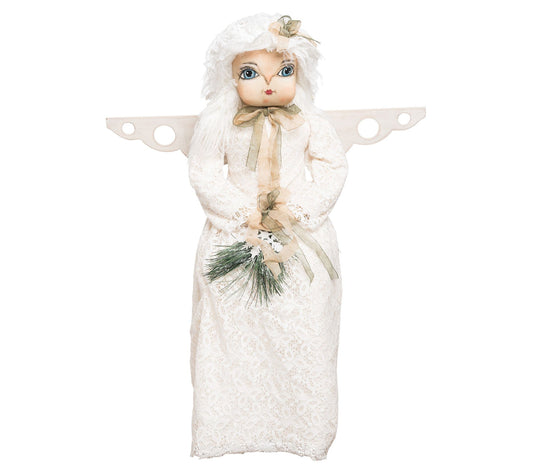 Gallerie II Natalie Snow Angel  Gathered Traditions Figurine
