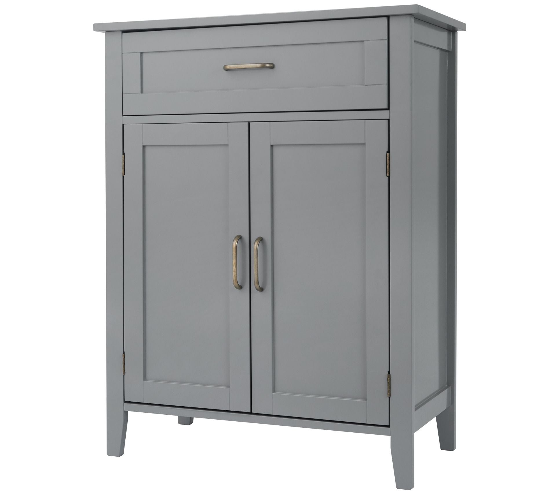 Mercer Mid-Century Modern Wooden Floor Storage binet