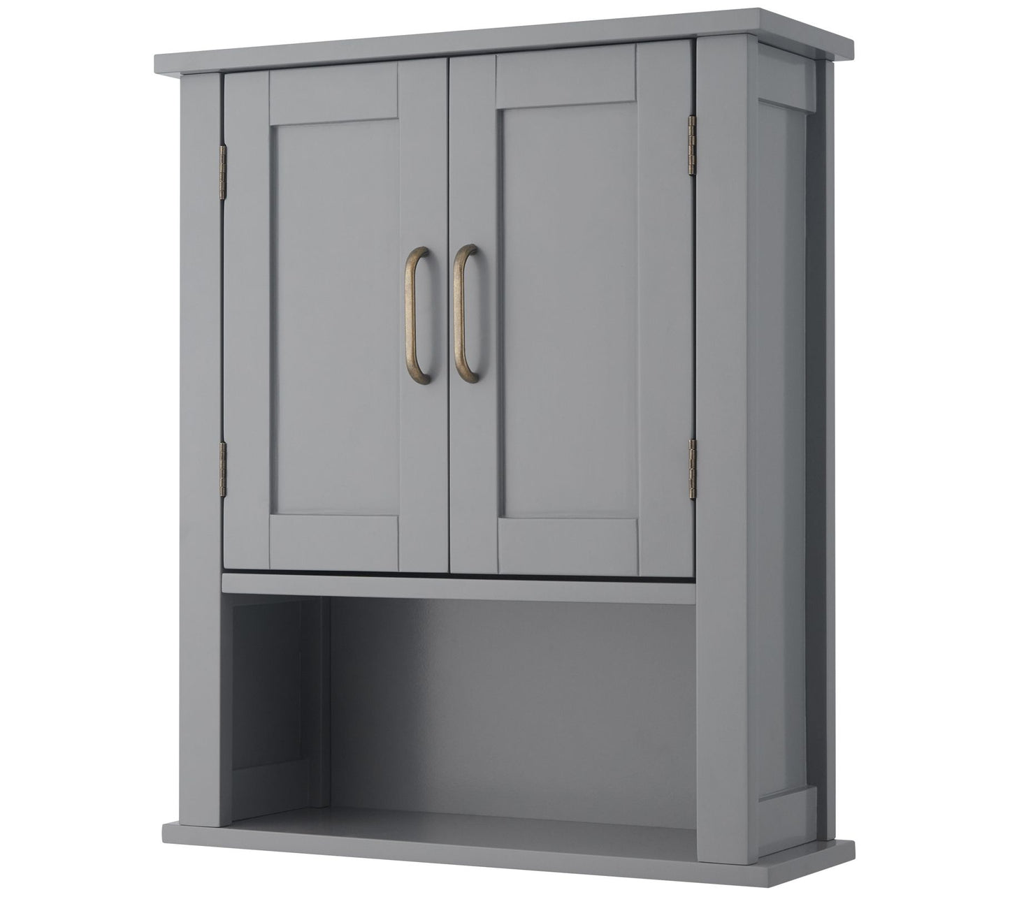 Mercer Mid Century Modern Wooden Wall-Mount Cabinet