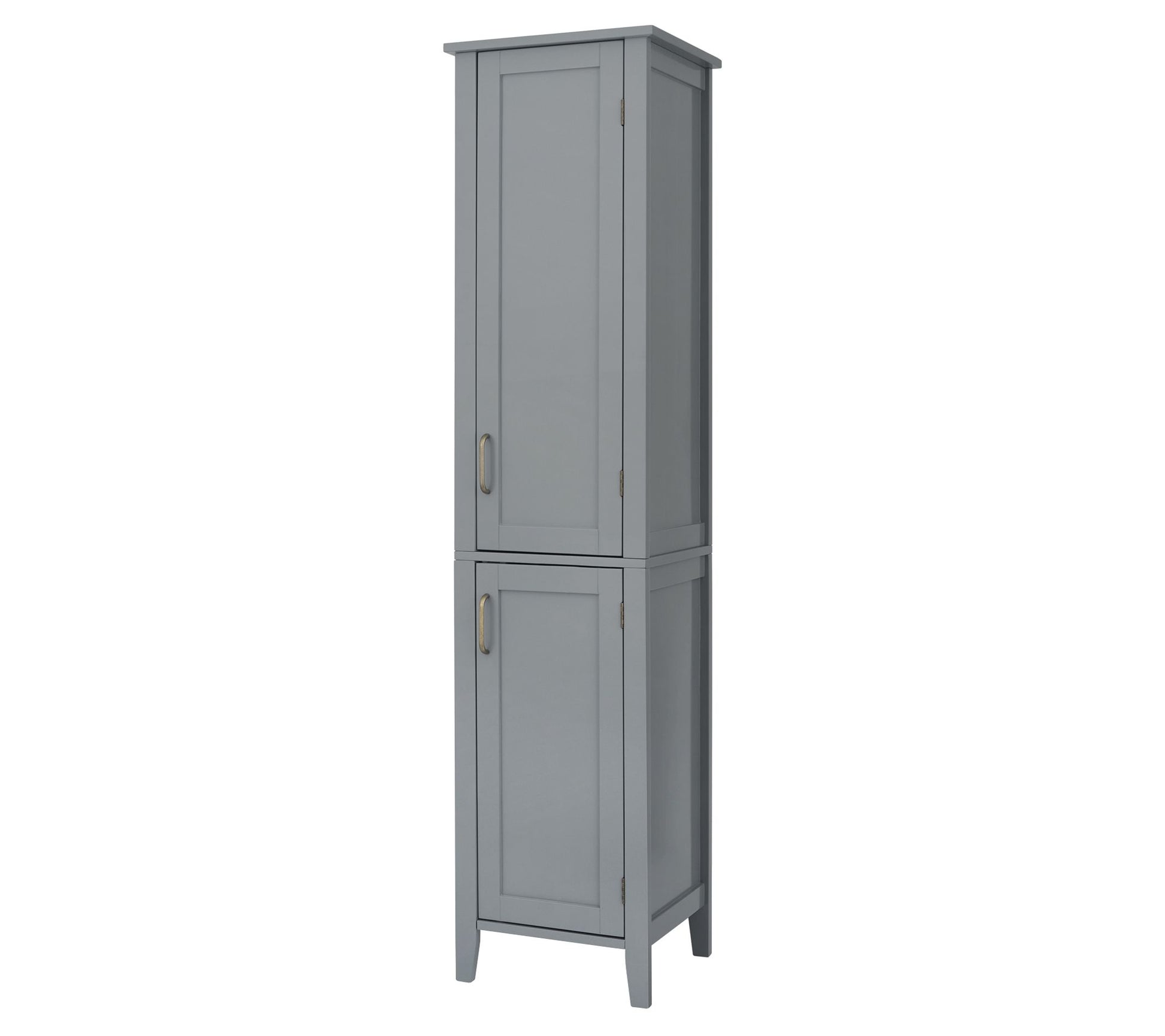 Mercer Mid-Century Modern Wooden Linen Tower Ca binet