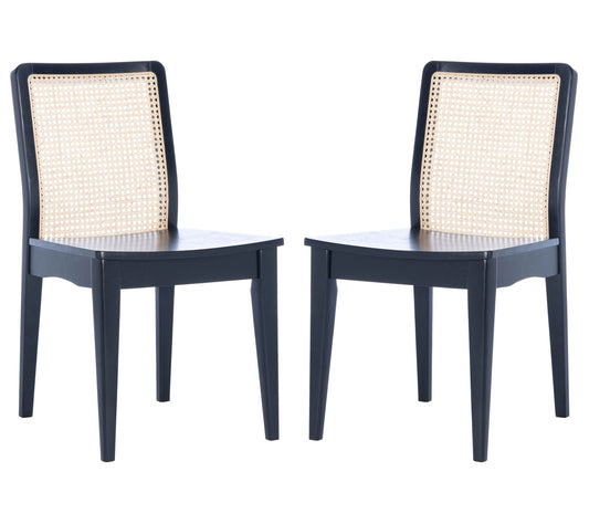 Safavieh Benicio Rattan Dining Chair, Set of 2