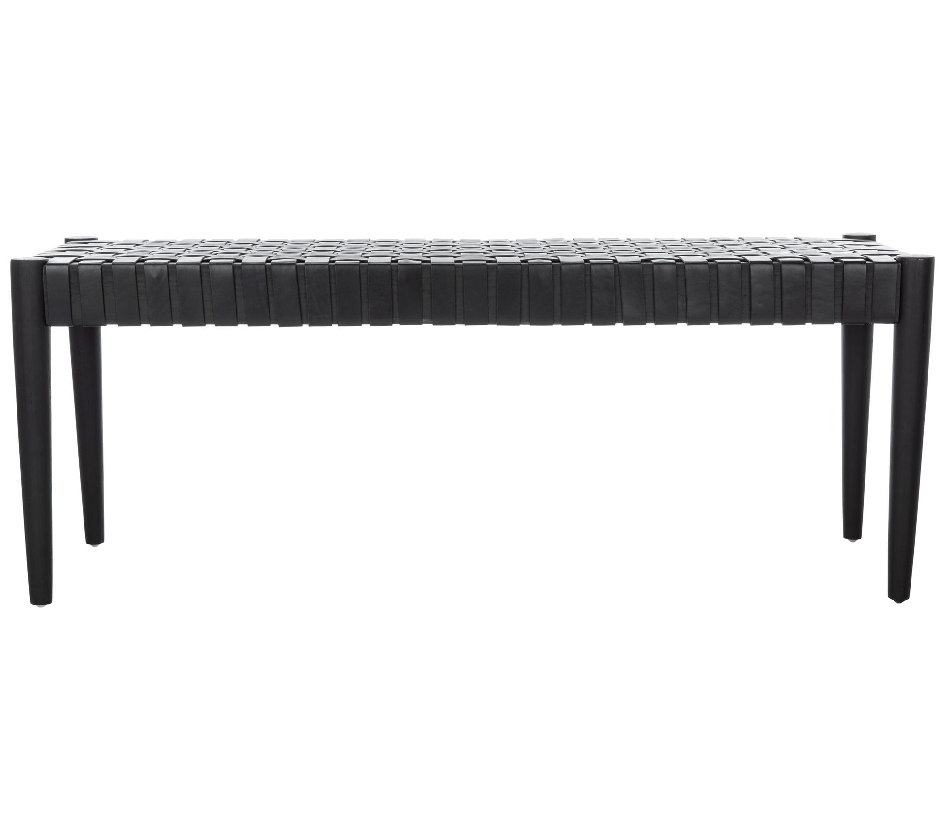 Safavieh Amalia Leather Weave Bench