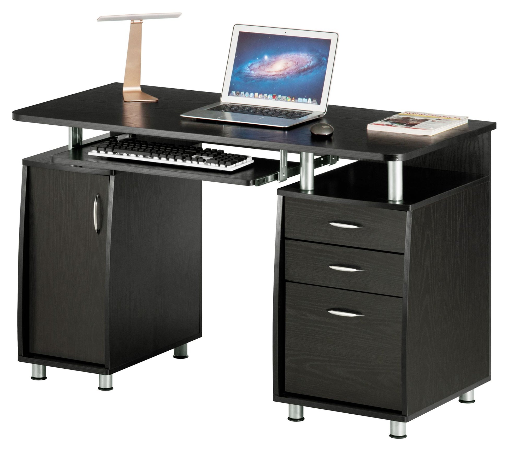 Techni Mobili Complete Workstation Computer Desk W/Storage