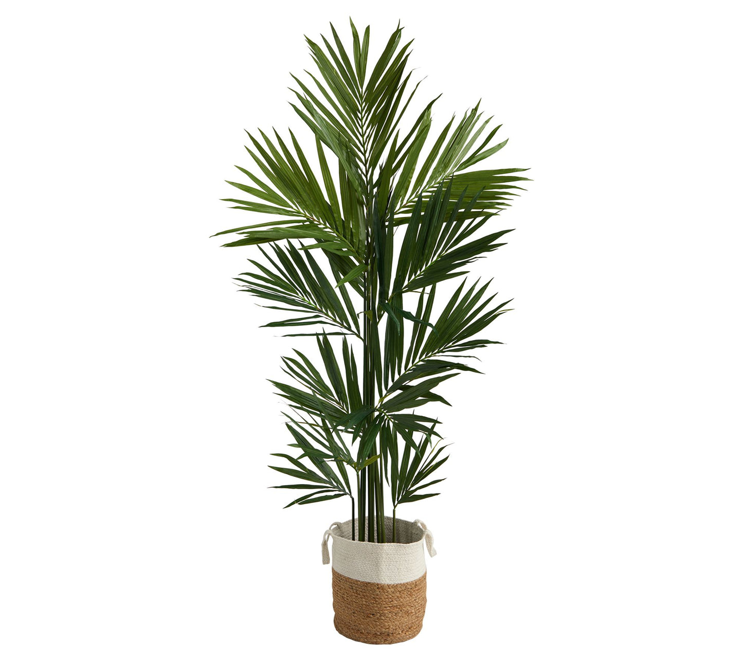 Nearly Natural 7' Kentia Artificial Palm in Planter