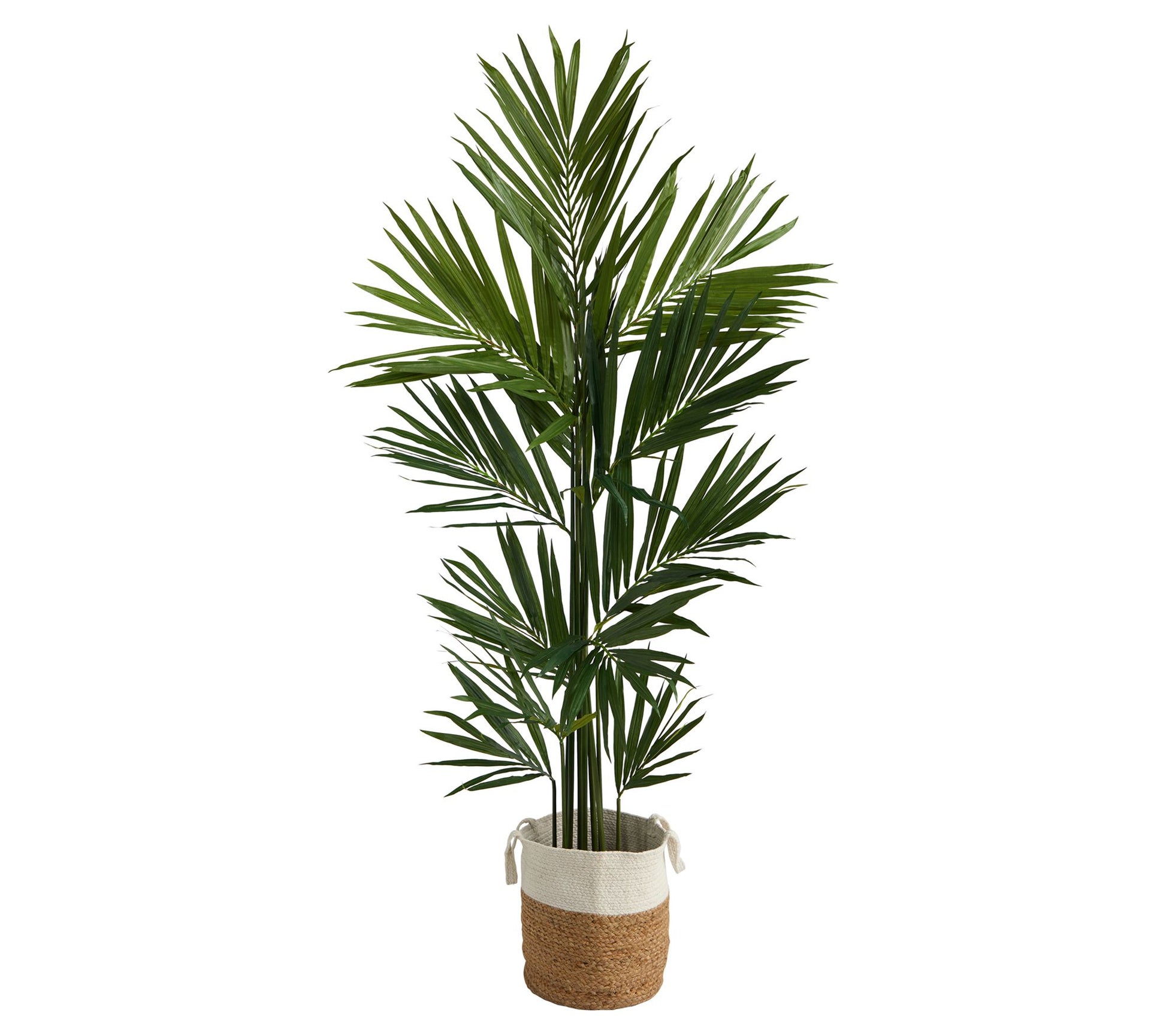 Nearly Natural 7' Kentia Artificial Palm in Planter