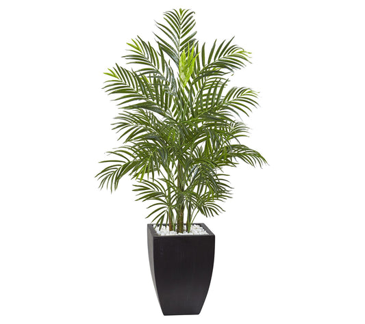 Nearly Natural 4.5' Areca Palm Tree w/Planter UV Resistant
