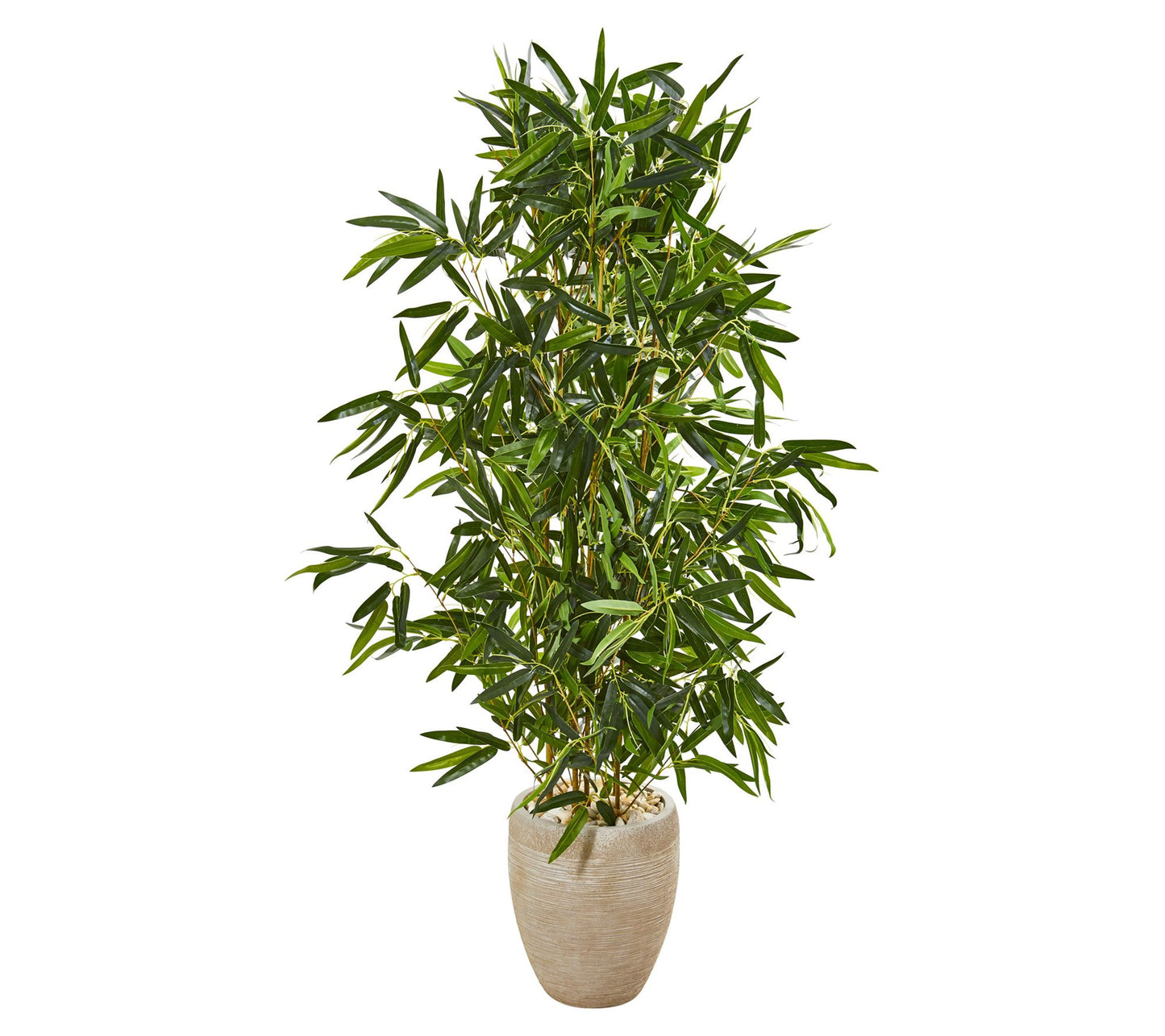 Nearly Natural 5' Bamboo Artificial Tree in Planter