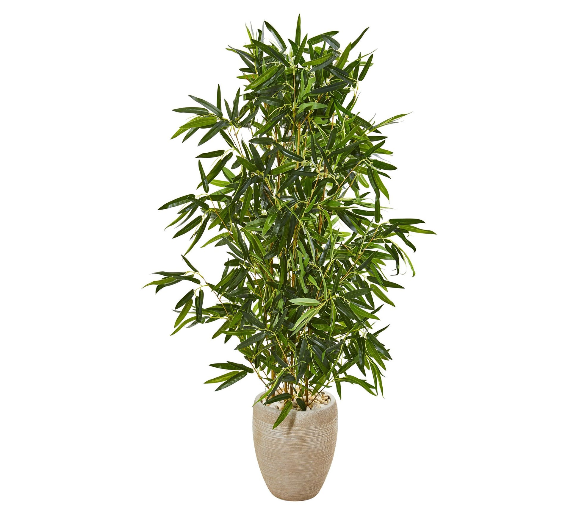 Nearly Natural 5' Bamboo Artificial Tree in Planter