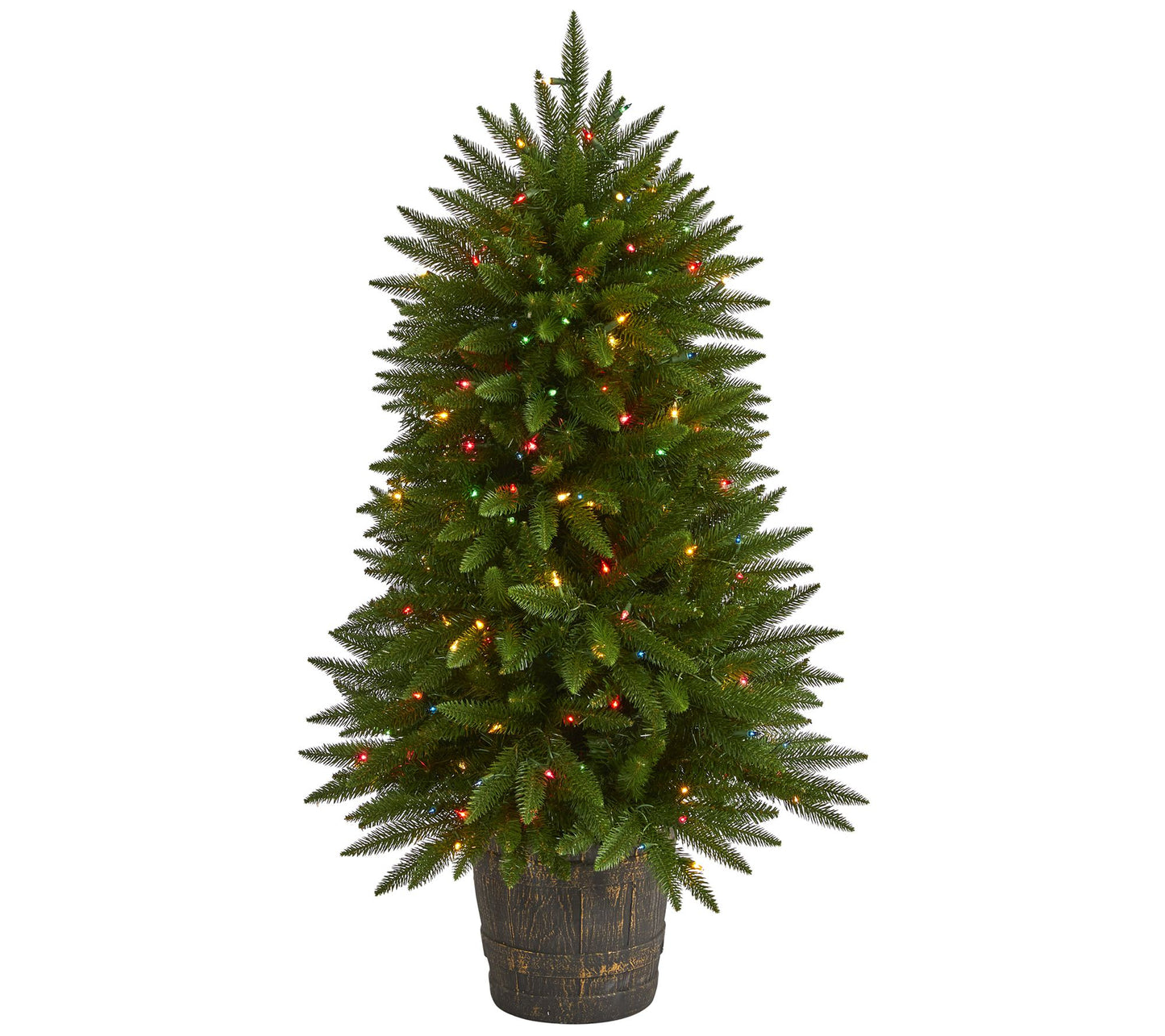 Nearly Natural 5 Ft. Sierra Tree w/200 Multicolred LED