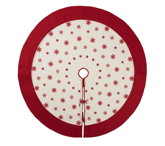 Vickerman 60" Let It Snow Collection Tree Skirt