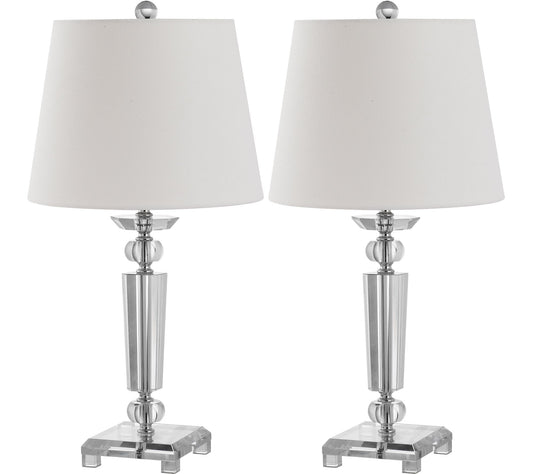 Safavieh Imogene Set of (2) 24" Crystal Table Lamps