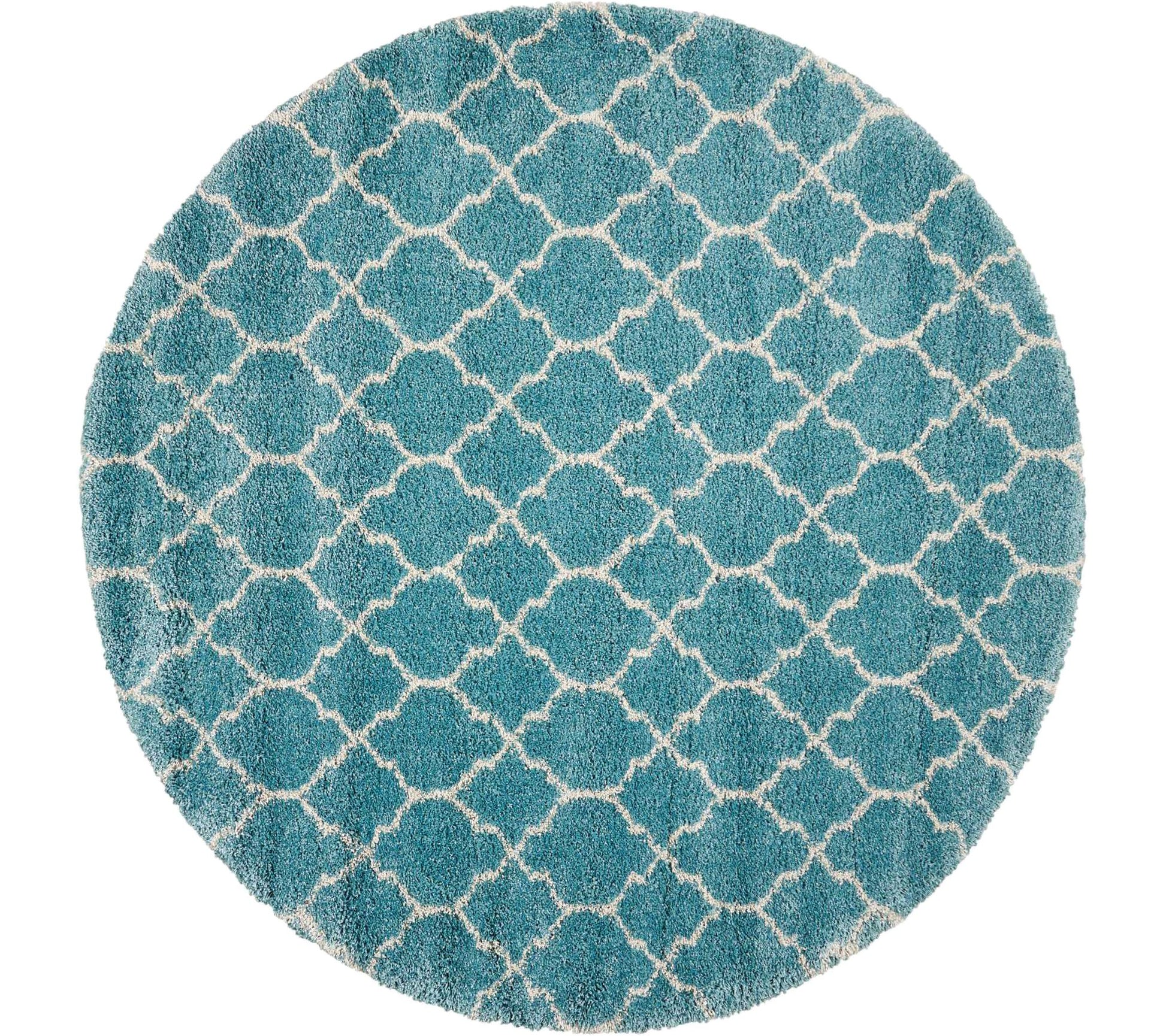 Nourison Amore 3'11" x 3'11" Moroccan Shag Round Rug